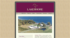 Desktop Screenshot of lakeshorewinery.com